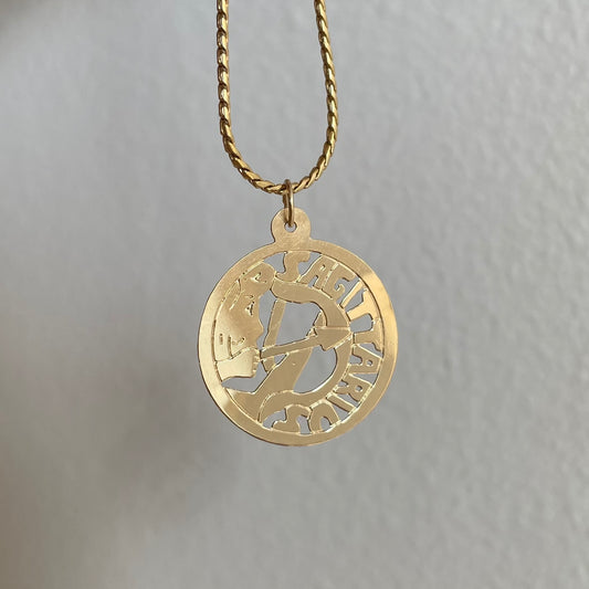 14k Sagittarius Charm