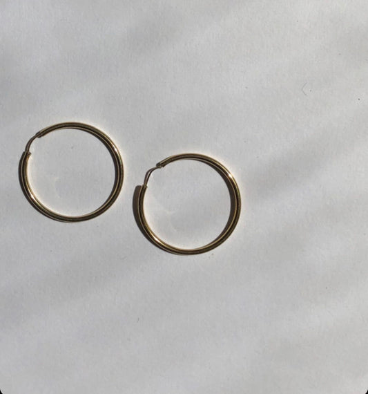 Gold Vermeil Hoops