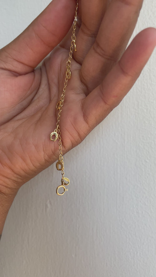 14K Horseshoe Bracelet