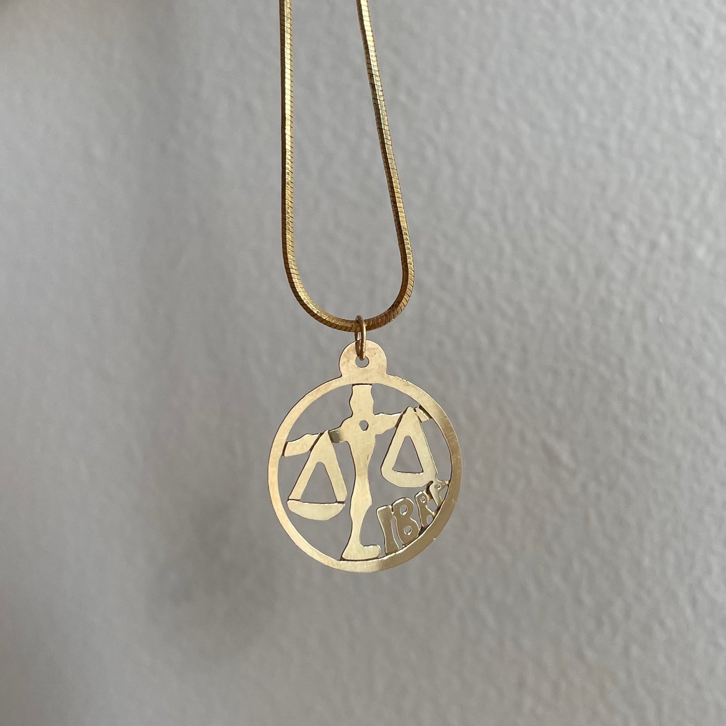 14k Libra Charm