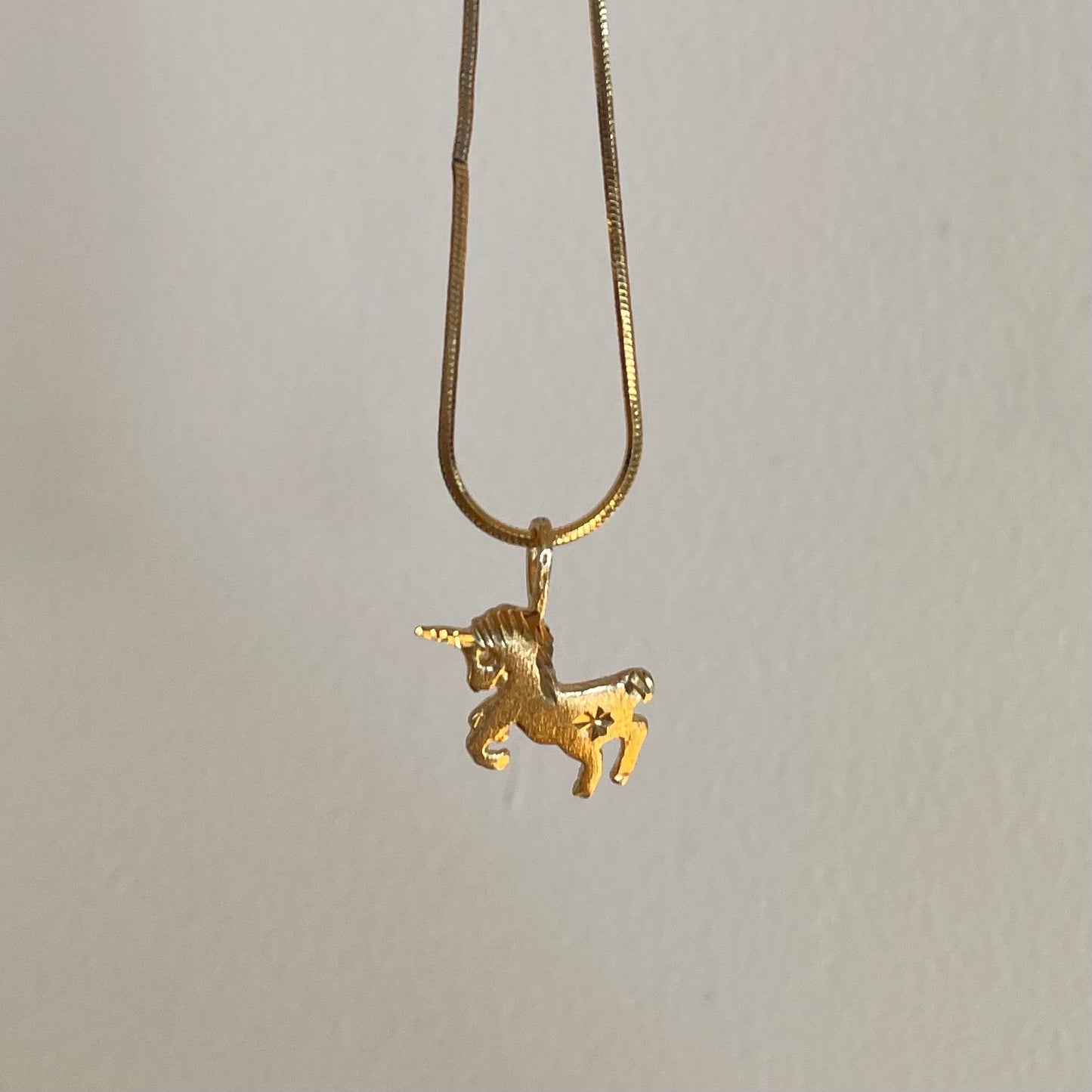 14k Unicorn Charm