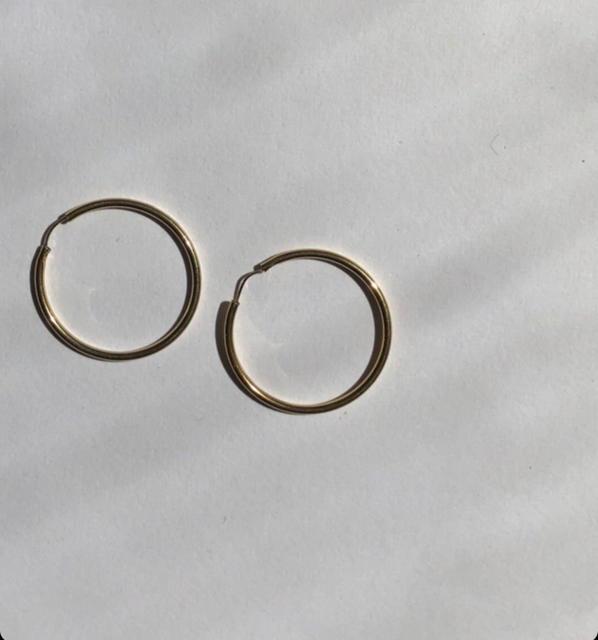 Gold Vermeil Hoops