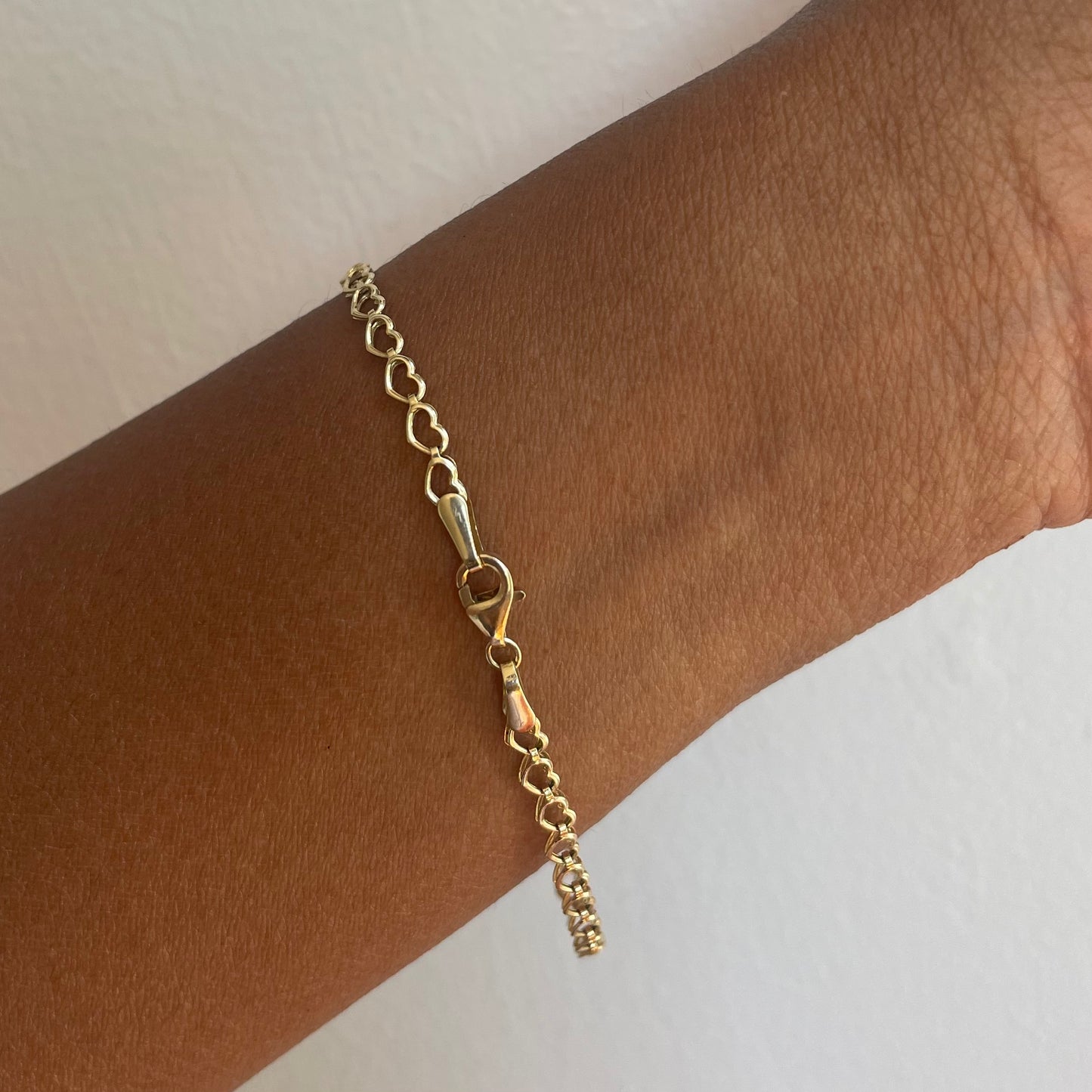 14k Heart Bracelet
